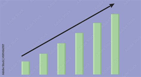 Six Steps Bar Graph Chart With Six Pillars Graph Chart Colour