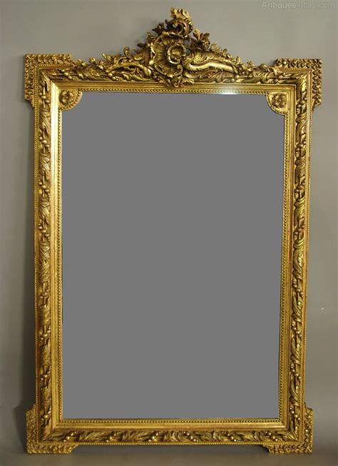 Antiques Atlas - Large 19th Century Ornate French Gilt Mirror