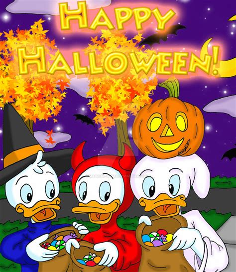 Happy Halloween Huey Dewey Louie By Magical Mama On Deviantart
