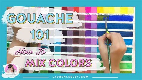 Gouache 101 Basic Gouache Palette Gouache For Beginners In This
