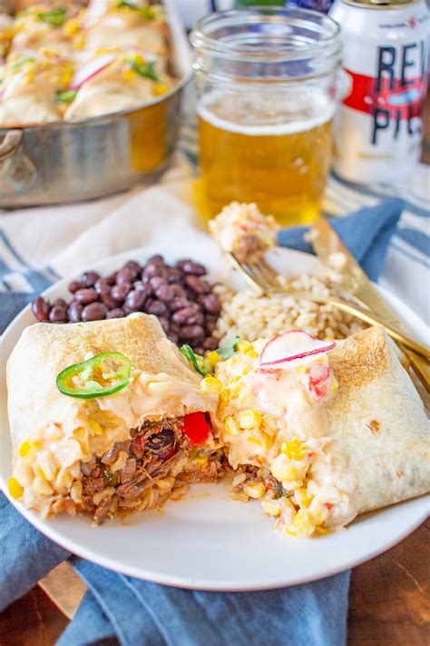 Shredded Beef Chimichangas With Vegetables Baked Chimichangas