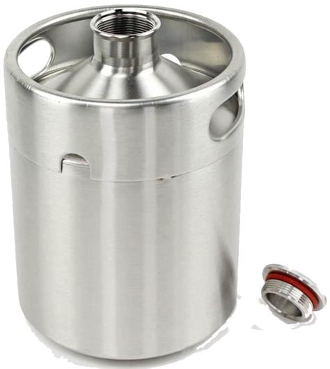 Mini Keg With Tap 64 Oz Carbonation System
