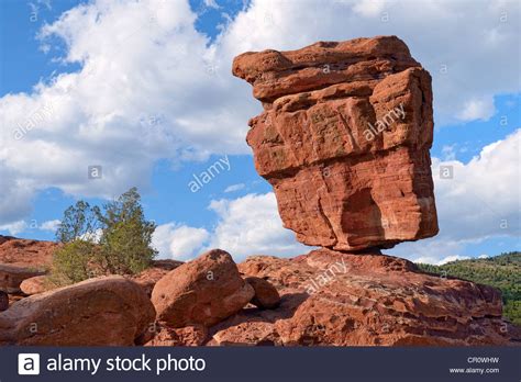 Balanced Rock Garden Of The Gods Red Sandstone Rocks