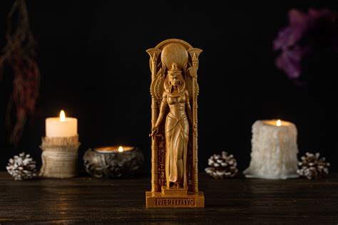 nephthys egyptian goddess nephthys with wings statue ancient etsy uk