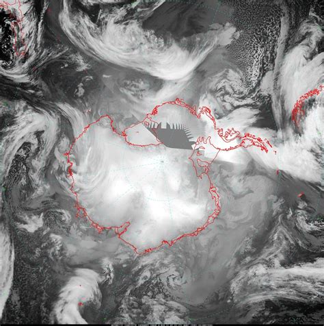 A Sample Infrared Antarctic Composite From 2200 Utc 4 August 2021 Made