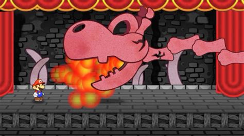 Epic Paper Mario Walkthrough Part 1 Arczar Dragon Boss Battle Youtube