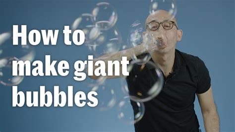 How To Make Ginormous Bubbles With Bubble Dad Chris Catanese Youtube