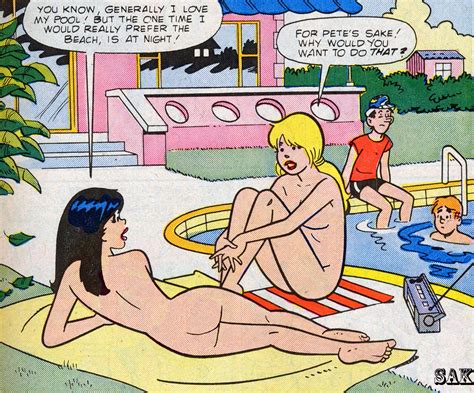 Rule 34 2girls Archie Andrews Archie Comics Ass Betty And Veronica Betty Cooper Black Hair