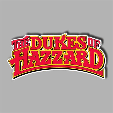 Dukes Of Hazzard Vinyl Wall Logo Decal Sticker General Lee
