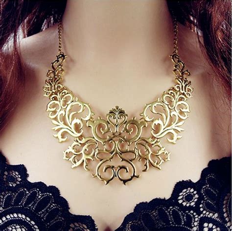 Classy Gold Statement Necklace Statement Necklace Gold Statement