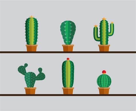 Cactus Flat Vector Vector Art And Graphics