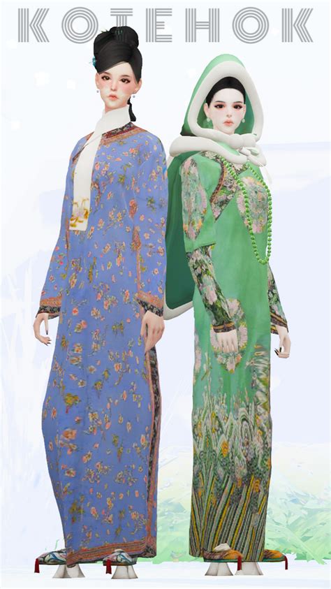 Qing Dynasty Princess Set Kotehoksims On Patreon Sims 4 Sims 4