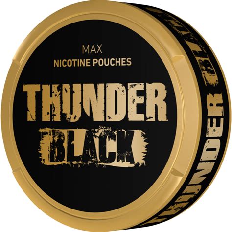 Thunder Black Max 155 Mgg Sklep Z Woreczkami Nikotynowymi Snus