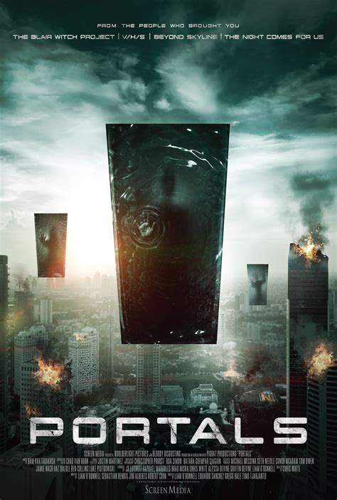 First Poster For Sci Fi Thriller Portals A Series Of Worldwide