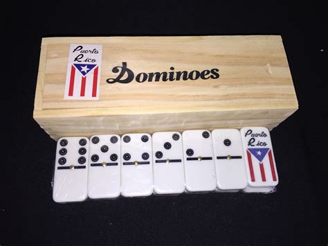 Puerto Rico Dominoes Puerto Rican Dominoes Game Set Boricua Style Etsy