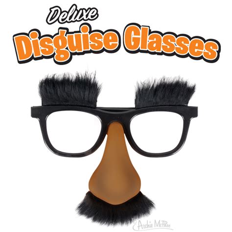 Deluxe Disguise Glasses Dark Skin Tone Archie Mcphee And Co