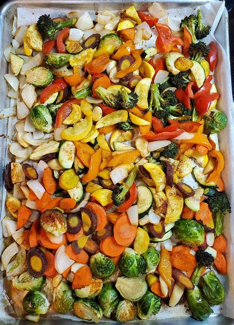 Oven Roasted Mixed Vegetables