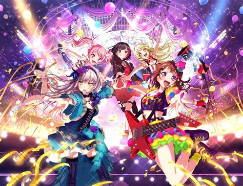 Anime Bang Dream Girls Band Party Hd Wallpaper