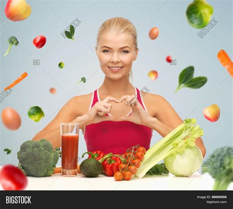 People Healthy Eating Vegetarian Image And Photo Bigstock