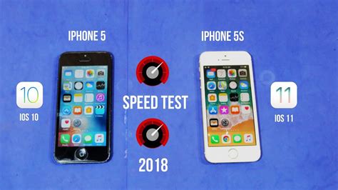 Iphone 5s Ios 11 Vs Iphone 5 Ios 11 Speed Test 2018 Youtube