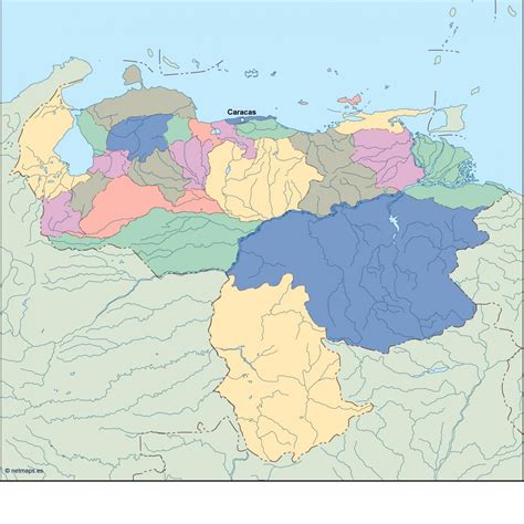 Venezuela Vector Map Order And Download Venezuela Vector Map