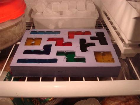 Tetris Ice Cubes Ice Molds Silicone Ice Cube Tray Ice Cube