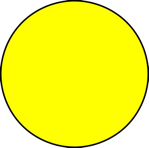 Clipart Circle Yellow Clipart Circle Yellow Transparent Free For