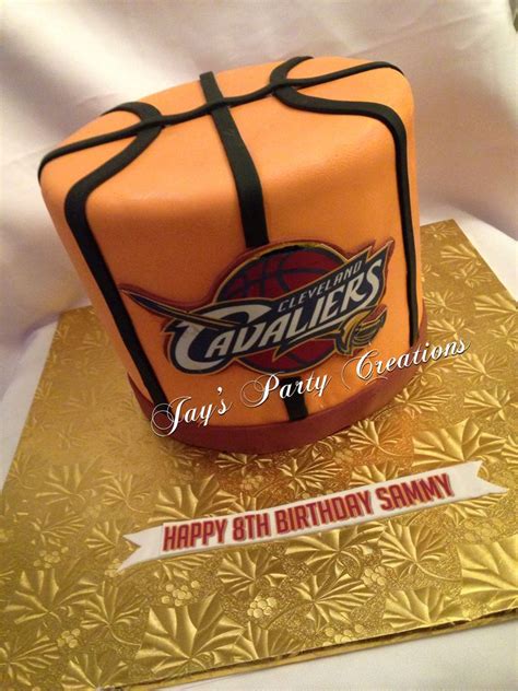 Cavaliers Basketball Cake 30 Birthday Cake 40th Bday Ideas Sport Cakes