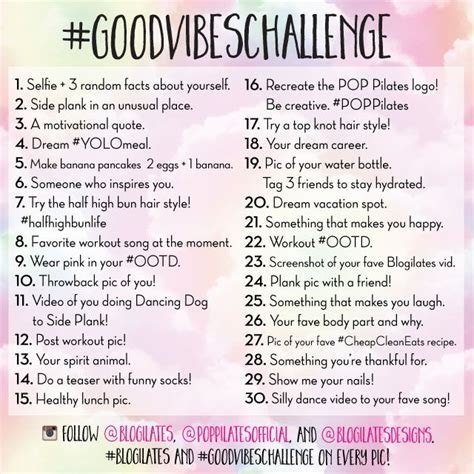 Goodvibeschallengefinal Challenge Group Pop Pilates Instagram