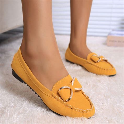 Flat Shoes Women 2019 Bow Knot Flats Women Casual Shoes Solid Slip On