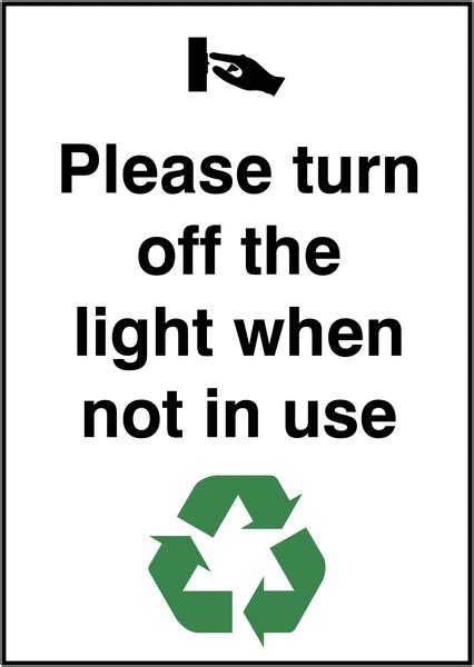 Turn off the lights is a free and useful browser extension for your favorite web browser. Please Turn off The Lights When Not In Use Sign | Seton