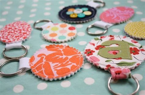 Keychain Cute Crafts Crafts To Make Easy Crafts Fabric Projects