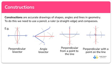 Constructions Gcse Maths Steps Examples And Worksheet
