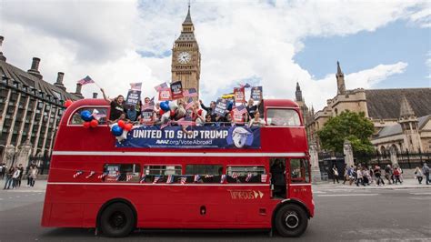 Stop Trump Campaign Bus Tours London Cnn Politics
