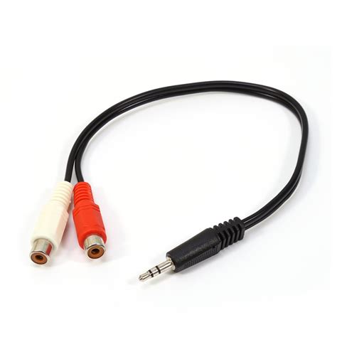 Mm Mini Stereo Audio Cable Male Jack To Rca Female Plug Adapter