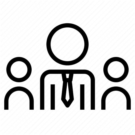 Business Employee Employer Manager Icon