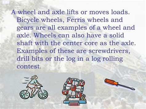 Ppt Examples Of Wheel And Axles Powerpoint Presentation Free