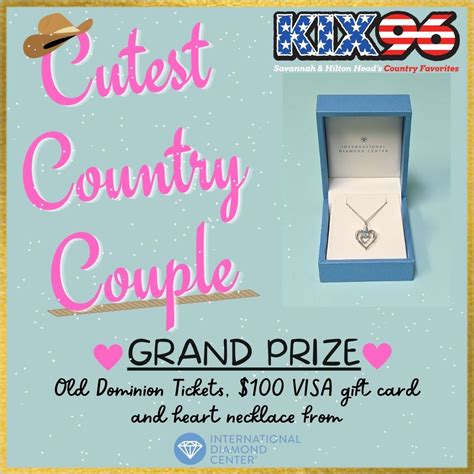 Cutest Country Couple Contest Rules Wjcl Fm