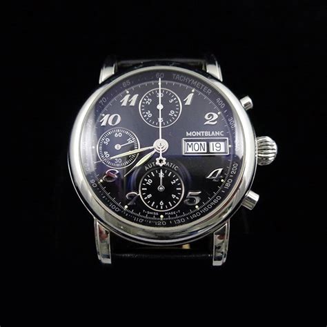 Montblanc 4810 Meisterstuck Chronograph In Stainless Steel 25 Jewels