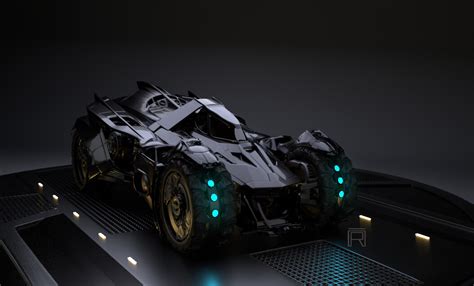 Artstation Batmobile Arkham Knight