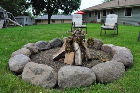 Carri Us Home Field Stone Fire Pit