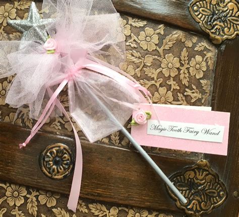 Magic Tooth Fairy Wand With Instructions Etsy Fairy Wands Tooth