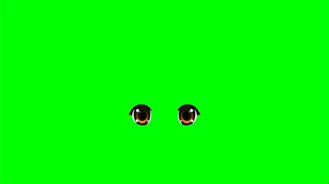 Green Screen Mata Berkedip Untuk Animasi Wanita Youtube