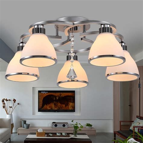 Modern Simple Living Room Bedroom Ceiling Lamps Creative Aluminum