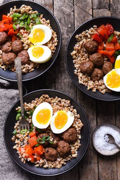 Breakfast Grain Bowls Healthy Egg Recipes For Breakfast Popsugar