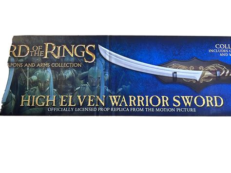 Licensed United Cutlery Lord Of The Rings High Elven Warrior Sword Lotr