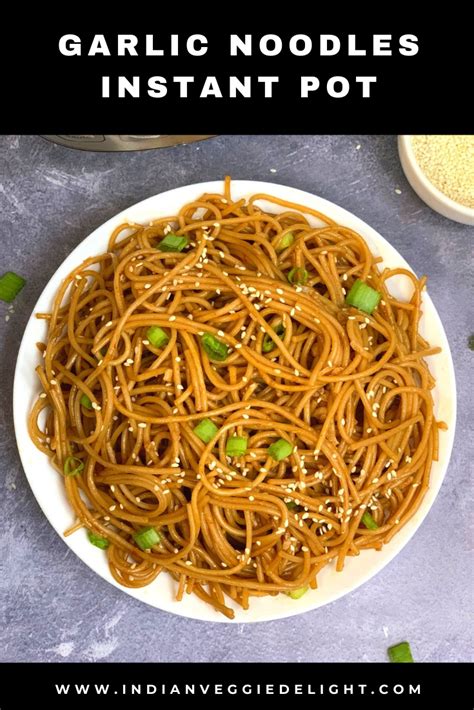 Instant Pot Garlic Noodles Yemek Tarifi