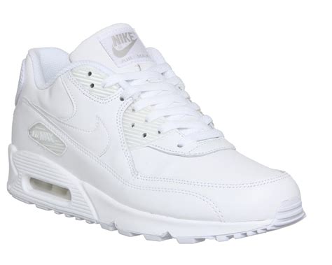 Nike Air Max 90 Leather Low Top Sneakers In White For Men Lyst