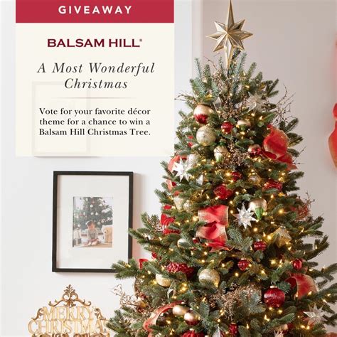 Win A Balsam Hill Christmas Tree