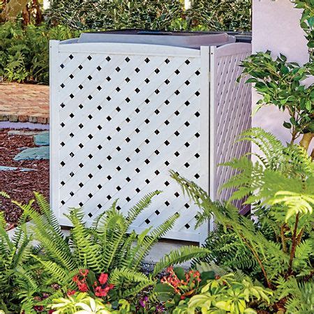 They provide efficient temperature regulation and create a comfortable ambiance. Wood Lattice Air Conditioner Screens | Air conditioner ...